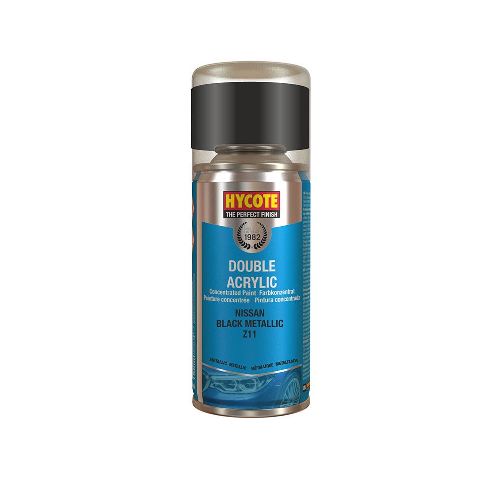 Hycote XDNS707 Nissan Black Metallic Spray Paint 150ml Hycote