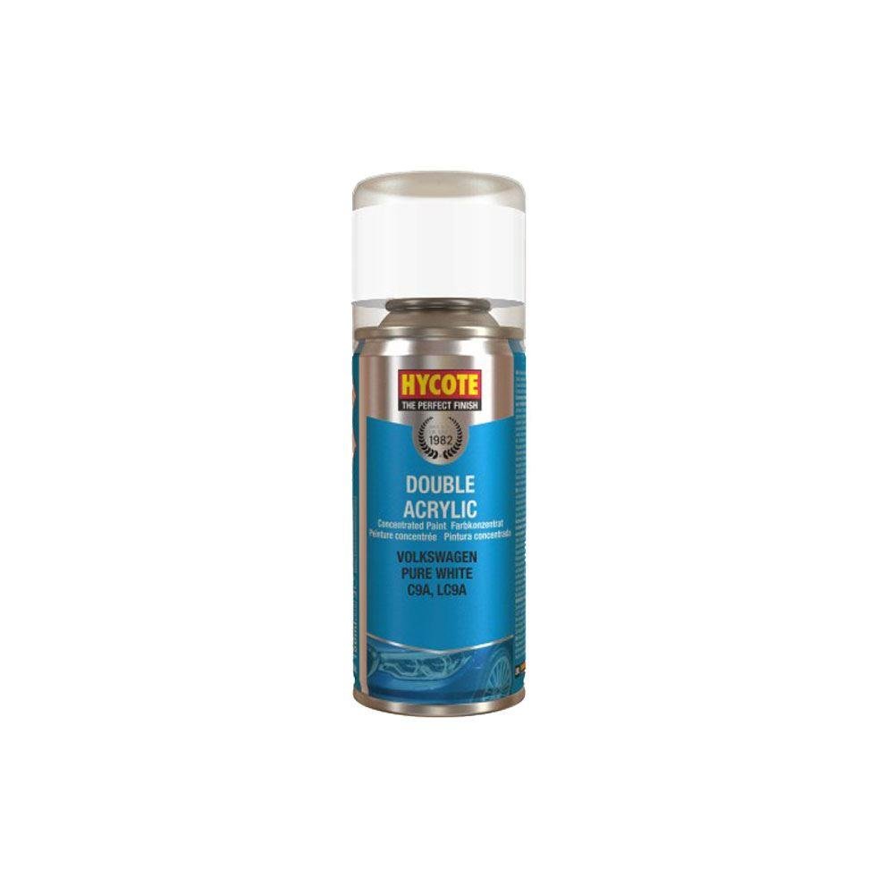Hycote VW Volkswagen Pure White Spray Paint 150ml XDVW609 Hycote