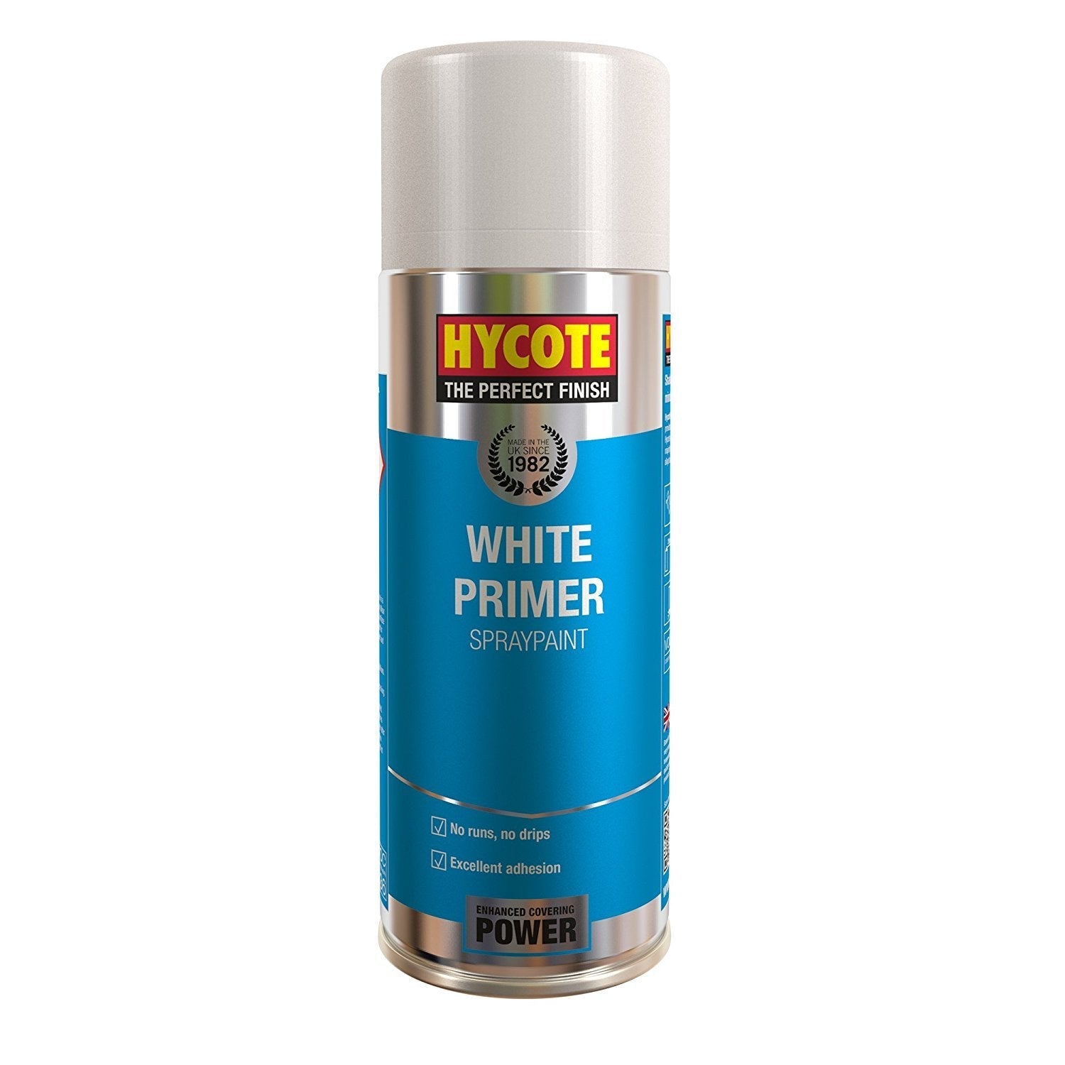 Hycote White Primer Spray Paint (Pack Of 12) 400Ml Xuk0302 Hycote